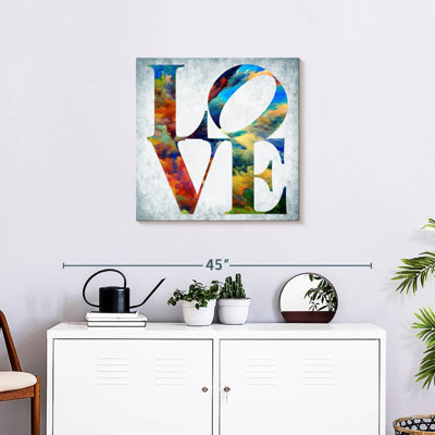 «Vibrant Love», impression sur toile