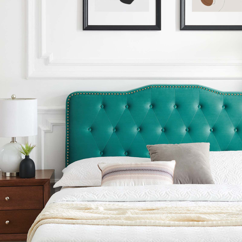 Modway Amber Platform Bed, Teal, King