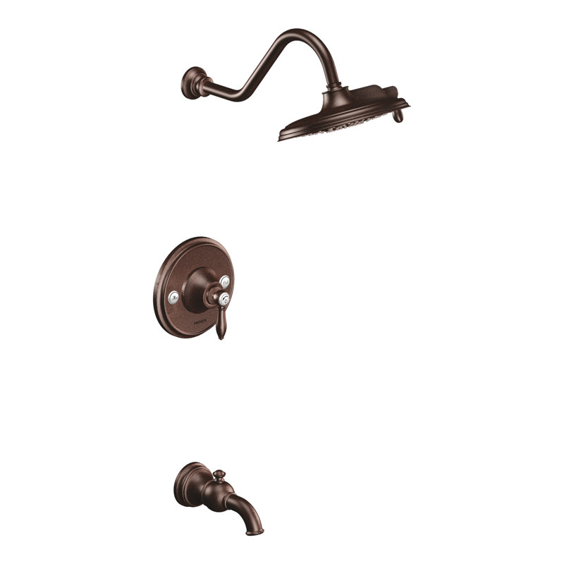 Robinet de baignoire et douche Weymouth, Bronze huilé