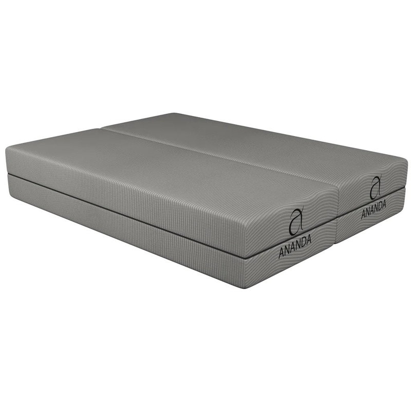 Matelas en mousse viscoélastique gélifiée de 14 pouces avec fermeture à glissière, transfert de mouvement faible et système de refroidissement