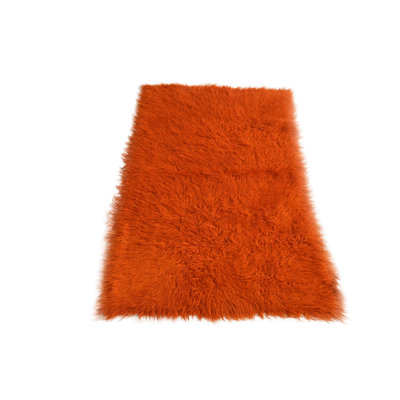 Tapis de couloir orange Iraheta