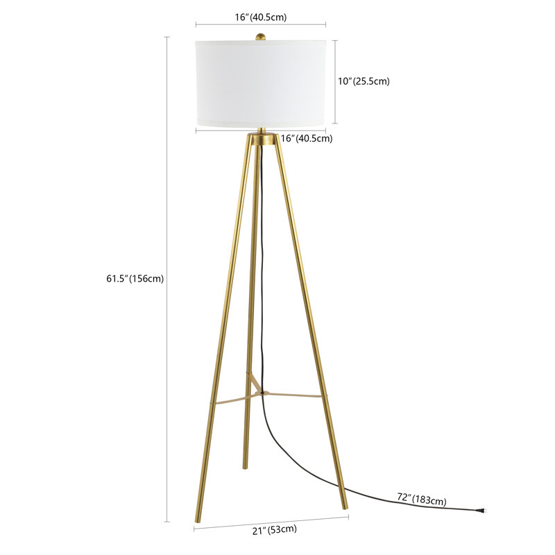 Lampe trépied 61,5 "Mondovi