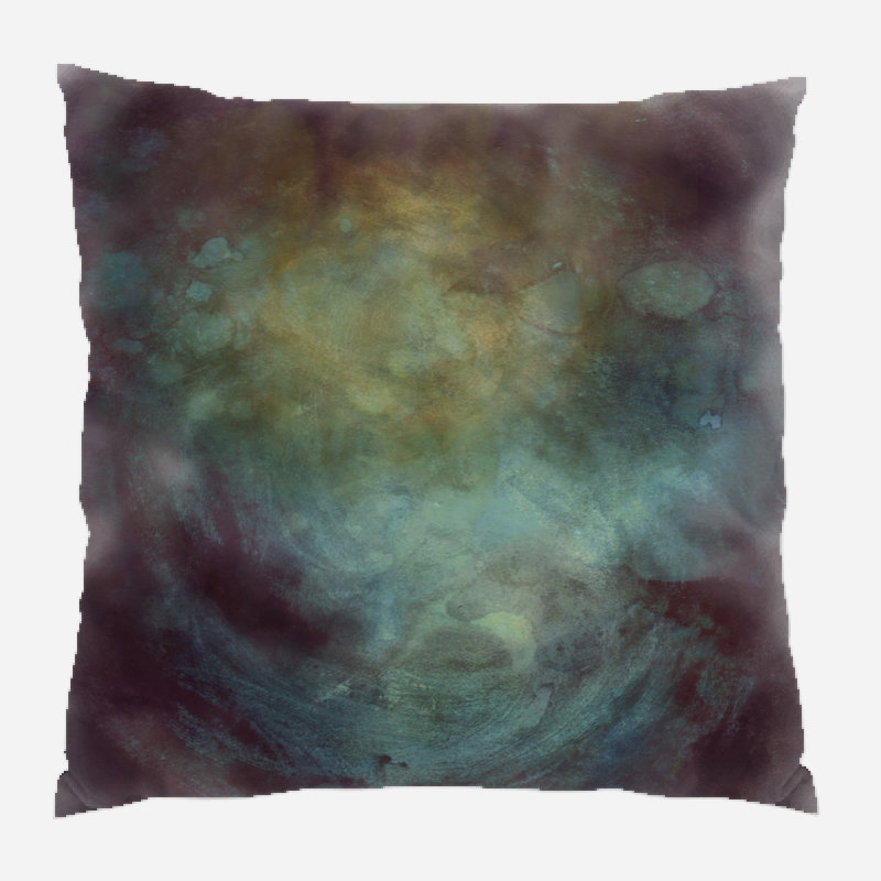 Coussin décoratif painting Evas, Microsuède, Intérieur