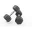 Ensemble d'haltères hexagonaux recouverts de caoutchouc / PVC - Haltères fixes avec prise antidérapante, inodore et durable, conception anti-roulis - Poids d'exercice pour l'entraînement en force pour la salle de gym à domicile, hommes et femmes - Paquet de 100 lb (20 lb x 2, 30 lb x 2)