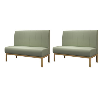 Modern Simple Cafe Dessert Shop Restaurant Benches Faux Leather Upholstered Bench