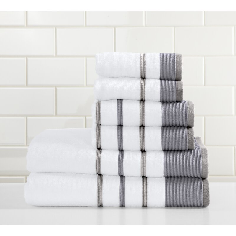 Latitude Run® Noelle Cotton Blend Bath Towels Set & Reviews | Wayfair