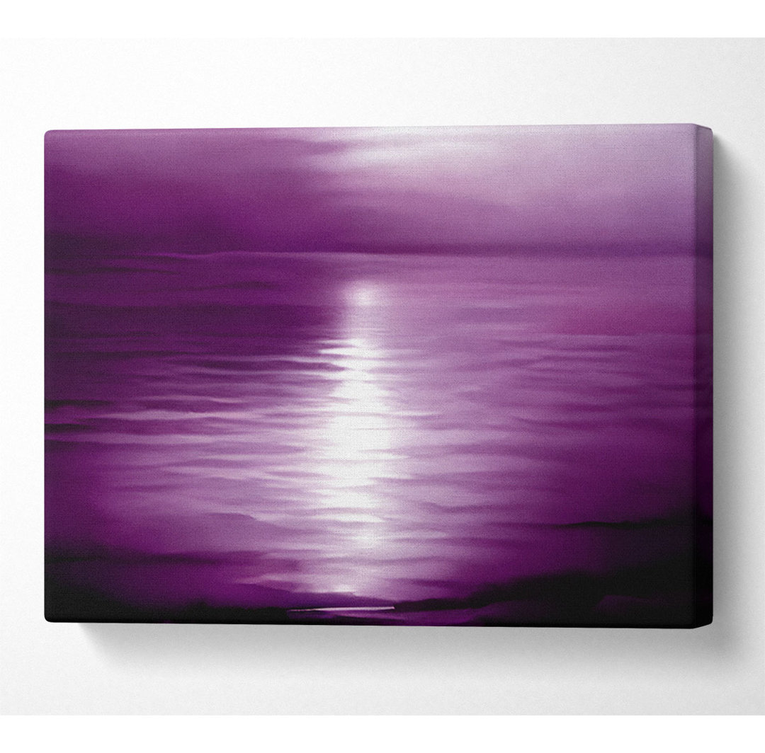 Serenity Mauve Segeltuch Aquarell