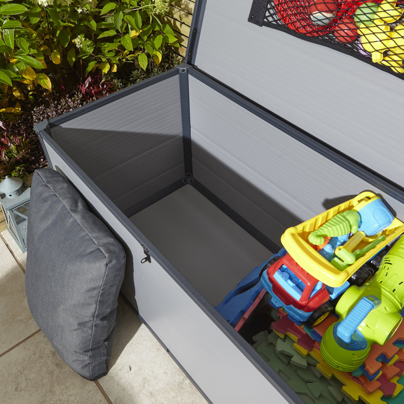 Rowlinson Airevale 4x2 Cushion Box with Assembly, Light Grey