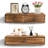 Daegal 2 Piece Wood Floating Shelf