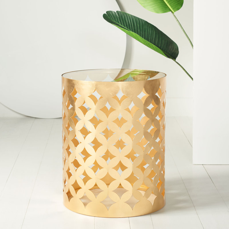 Table de bout en verre