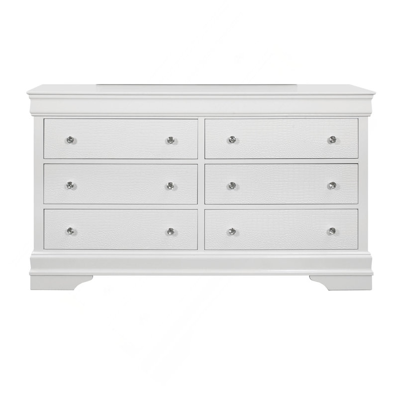 DRESSER EN MÉTAL CROCODILE, Blanc