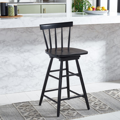 Portside Swivel Solid Wood Counter Stool