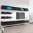 Chanera 126" Modern Floating Wall Mounted Entertainment Center with 16-Color LED Lighting, High Gloss Finish-703326671