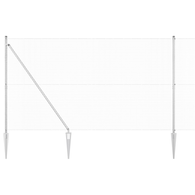 Fence Panels, Silver, 150cm H x 5000cm W