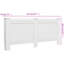 Litzy Radiator Covers 2 pcs White MDF-568169705