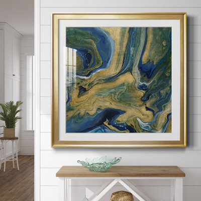 Golden Sea - peinture encadrée
