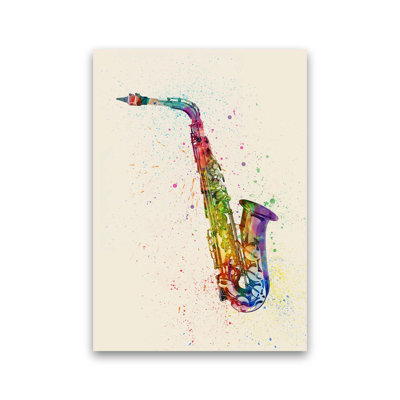 Saxophone by Michael Tompsett - Print