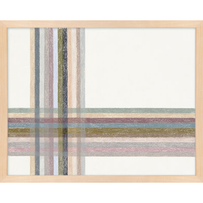 Untitled: Intersections No.1 Horizontal By Beth James - Framed Wall Art