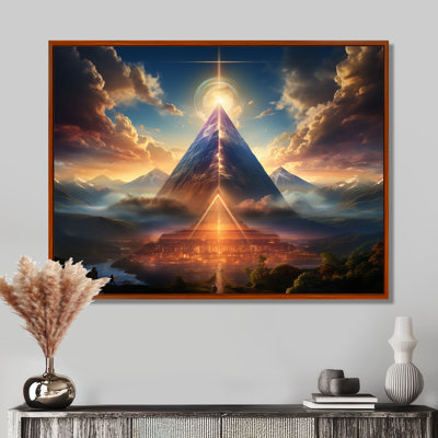 «The Soul Of The Highlands - Abstract Landscape», reproduction d'art mural