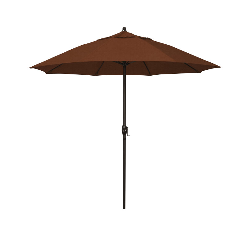 Parasol de marché 7,5 pi Tyshawn, Terre cuite - oléfine