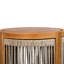 Table d'appoint d'extérieur en bois d'acacia