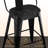 Metal Bucket Seat Bar Stool -1853457854