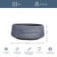 Garden Bowl Planter, Lightweight Ribbed Reinforced Stone Frostproof Outdoor Plant Pot, Planter with Drainage Holes, Bonsai Pot, Shallow Planter-39263428-39263431