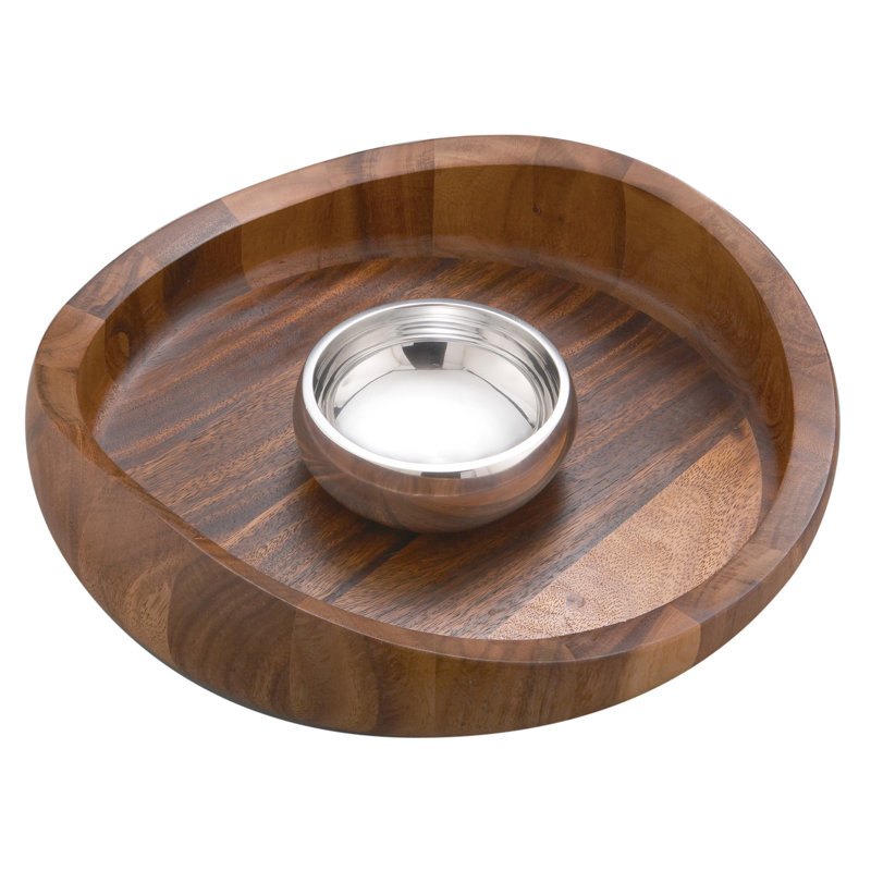 Nambe Butterfly Chip & Dip