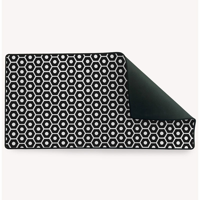 Polyester Desk Pad, Black