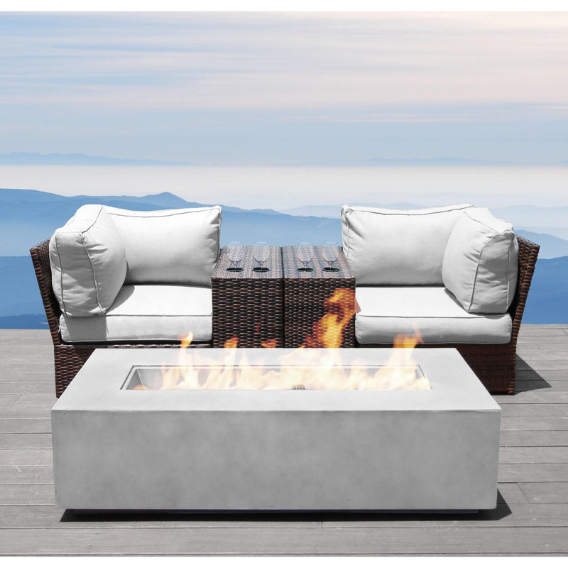Vasil Fully Assembled 2 - Person Seating Group with Cushions
