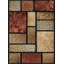 Tapis de zone rouge floral Lares-25913609