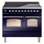 Cuisinière à induction ILVE Nostalgie II Series 40 po avec 6 éléments à induction (porte en verre)