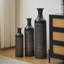 Vases sophistiqués avec texture artistique pour la maison et la décoration d'événement (ensemble de 3)