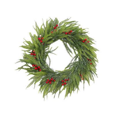 Christmas Wreath Christmas Decoration Door Hanging Wall Hanging Rattan Wreath Window Display Prop Mall Scene Setting Gift