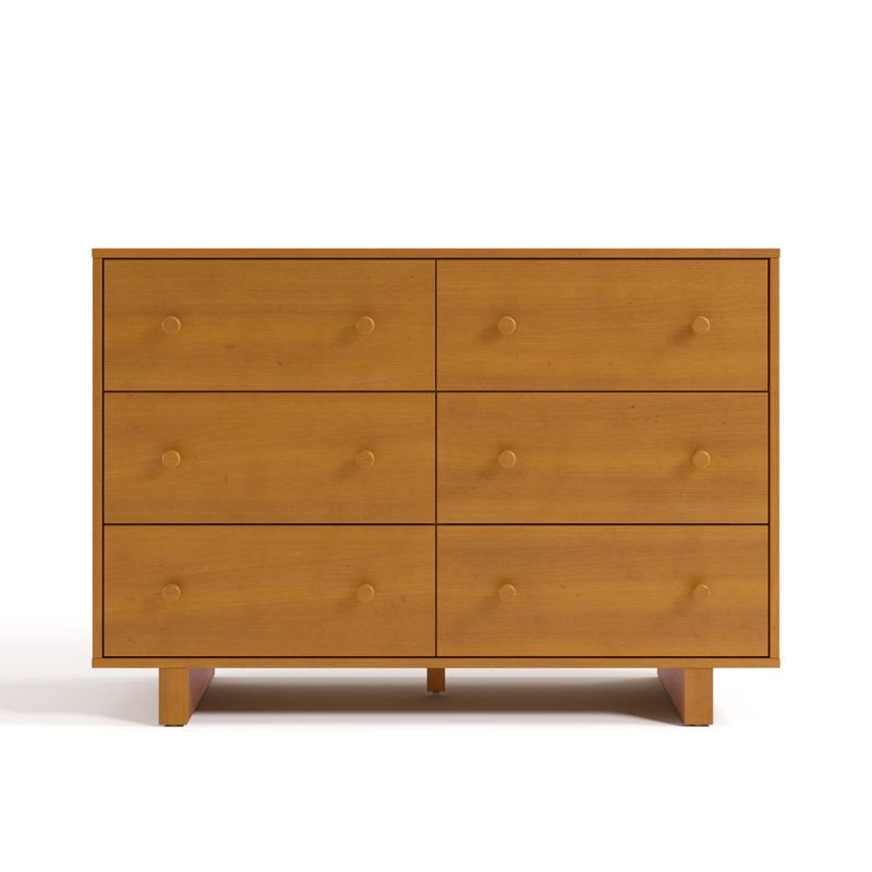 Commode 6 tiroirs Texas, Amande