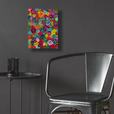 «Autumn Jewels» par Hello Angel, art mural en verre acrylique, 16 po x 24 po