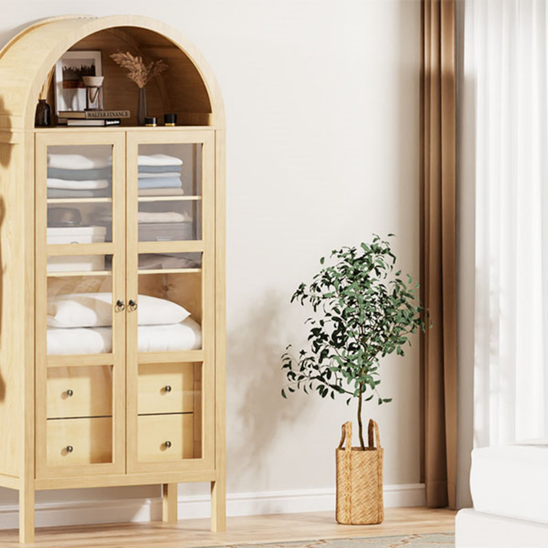 360 Display Corner Bookshelf, Oak