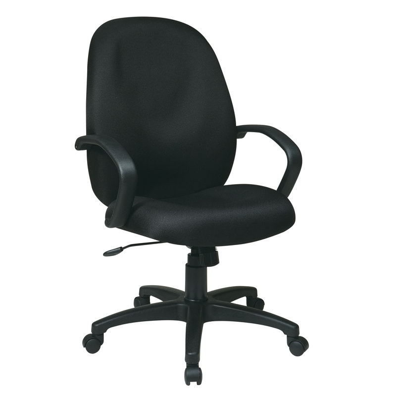 Office Star Products Work Smart Task Chair, Icon - Black