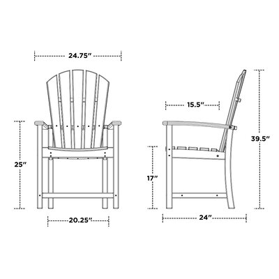 POLYWOOD® Palm Coast Dining Chair & Reviews | Wayfair