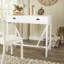Bureau en bois massif avec rehausse Brileigh-18643210