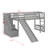 Twin Size Loft Bed With Slide-473335078