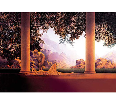 « daybreak » par maxfield parrish, impression