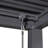 Bullock Modern Outdoor Aluminum Pergola with Adjustable Louvered Roof