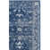 Tapis oriental bleu marine / ivoire Abdel