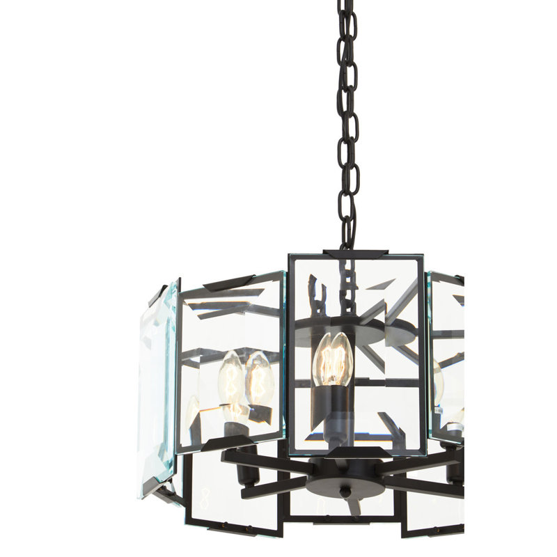 Emre 6 - Light Geometric Chandelier