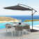 Cheryl-Ann 120'' Round Cantilever Umbrella