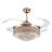 42Inch Modern Crystal Ceiling Fan LED Light With Remote Control-466582994