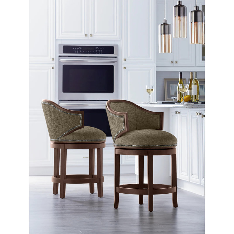 Tabouret pivotant Gimlet, Tabouret de comptoir (assise de 26 po de hauteur), Montego Bay, Bois flottant 9930