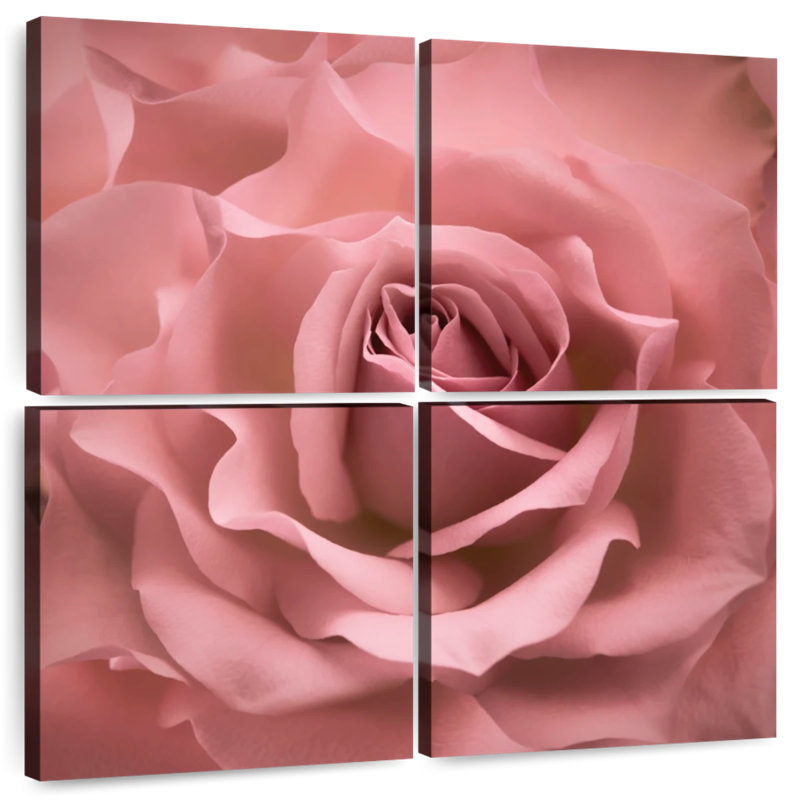 Harnek Misty Rose Pink Rose, 57" H x 57" W