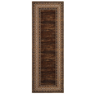 Tapis de couloir à motif géométrique moderne GarveeHome 2x6